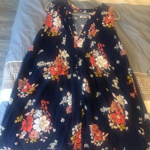 Floral V-neck dress